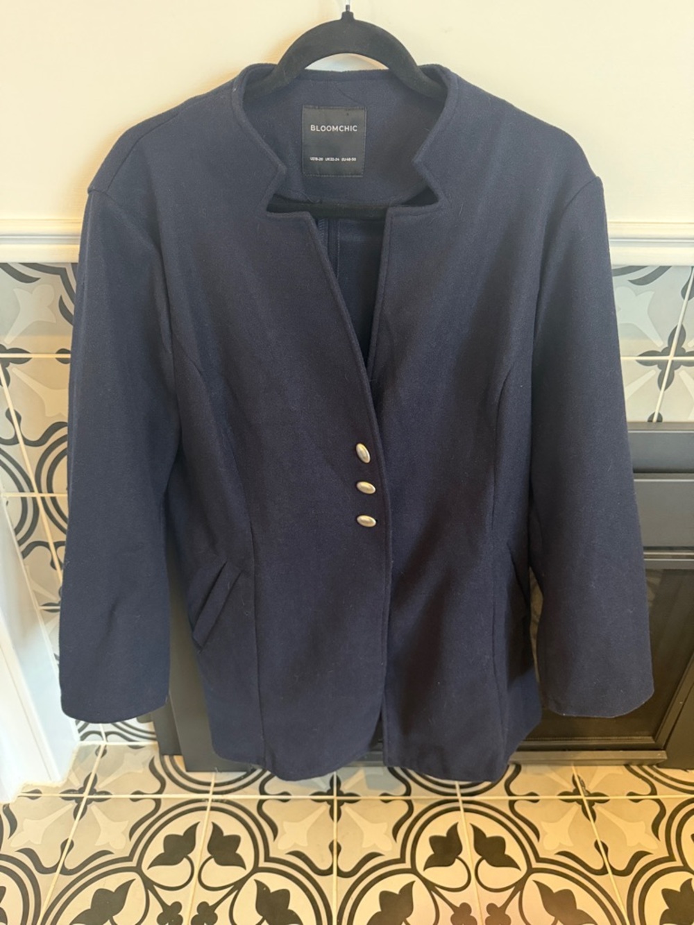 BloomChic Women's Dark Navy Blazer